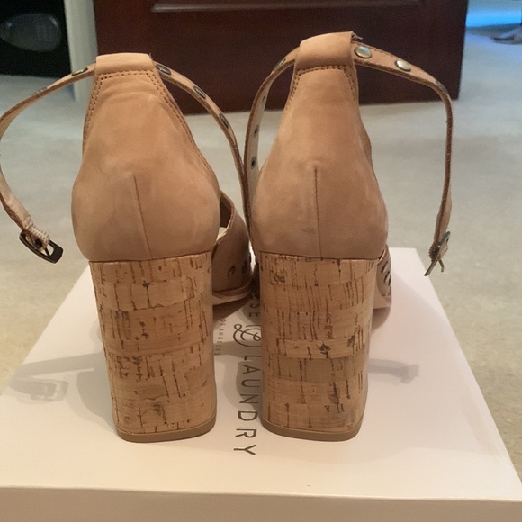 Chinese Laundry Savana Block cork heel , Peep toe shoe, size 8 - Picture 4 of 9